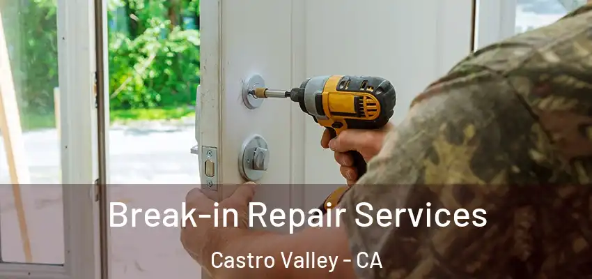 Break-in Repair Services Castro Valley - CA